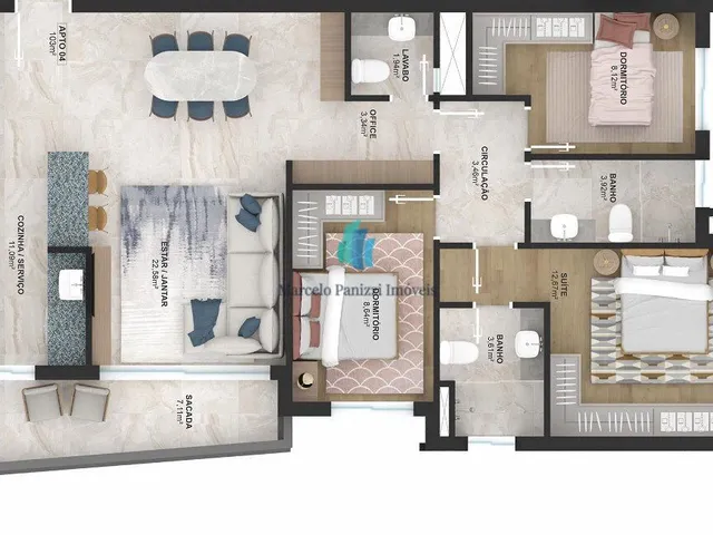 Imagem 3: Apartamento Construção