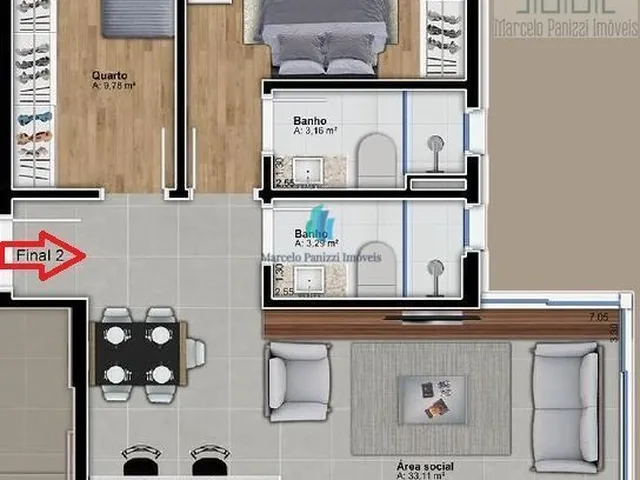 Imagem 8: Apartamento Novo