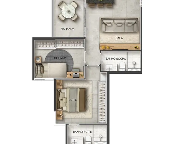 Imagem 16: Lançamento Apartamento 2 e 3 Quartos À Venda no Bairro Praia de Itaparica - Vila Velha/Es