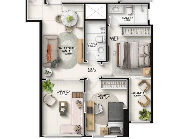 Imagem 12: Apartamento Alto Padrão em Jockey de Itaparica, Vila Velha/Es