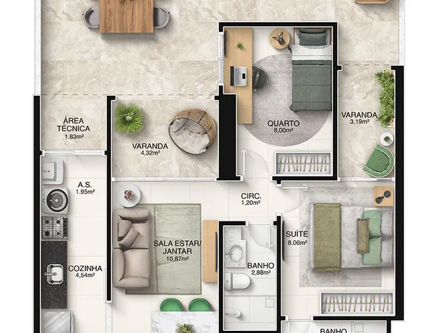 Imagem 9: Apartamento Alto Padrão em Jockey de Itaparica, Vila Velha/Es