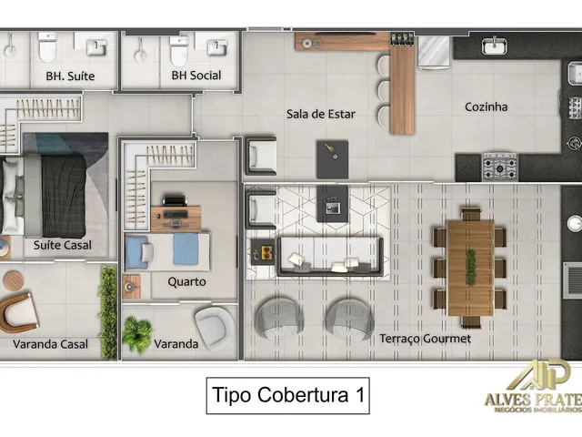Imagem 4: Apartamento 2 e 3 Quartos Alto Padrão em Praia da Costa Vila Velha Es