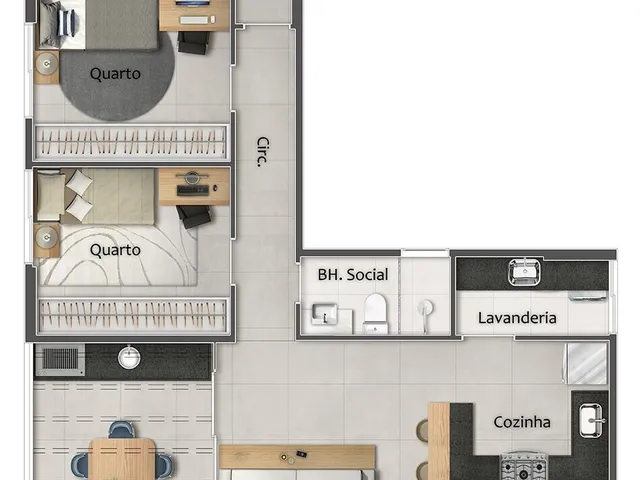 Imagem 13: Apartamento 2 e 3 Quartos Alto Padrão em Praia da Costa Vila Velha Es