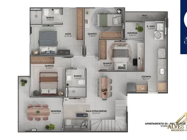 Imagem 4: Apartamento Alto Padrão a Venda na Quadra do Mar da Praia da Costa