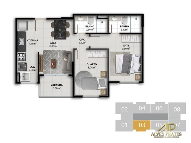 Imagem 5: Lançamento Apartamento 2 e 3 quartos em Residencial Coqueiral, Vila Velha - ES