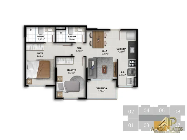 Imagem 8: Lançamento Apartamento 2 e 3 quartos em Residencial Coqueiral, Vila Velha - ES