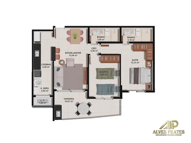 Imagem 11: Apartamento 2 quartos Alto Padrão à venda em Bento ferreira, Vitoria ES