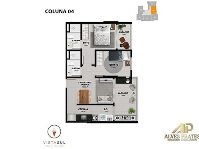 Imagem 9: Apartamento 2 Quartos Alto Padrão À Venda em Jokey de Itaparica, Vila Velha
