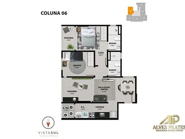 Imagem 10: Apartamento 2 Quartos Alto Padrão À Venda em Jokey de Itaparica, Vila Velha