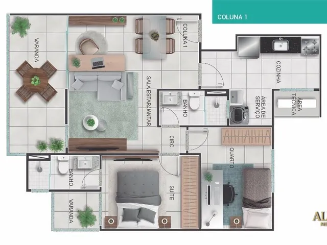 Imagem 11: Apartamento 2 Quartos Alto Padrão a Venda em Vila Velha Es