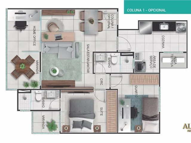 Imagem 8: Apartamento 2 Quartos Alto Padrão a Venda em Vila Velha Es