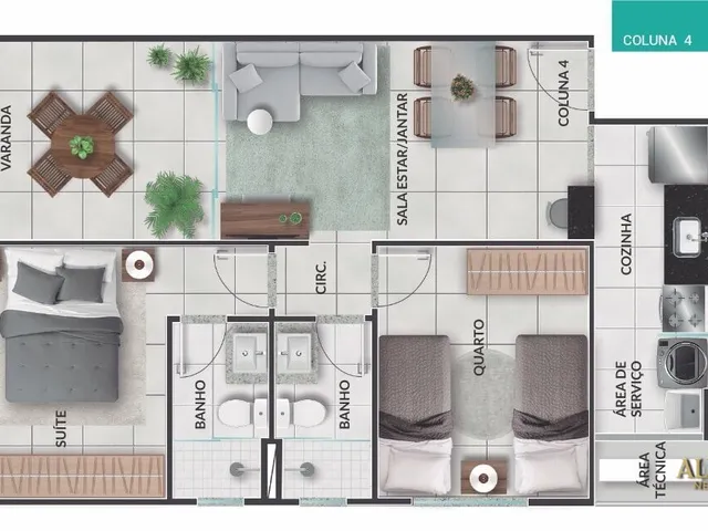Imagem 5: Apartamento 2 Quartos Alto Padrão a Venda em Vila Velha Es
