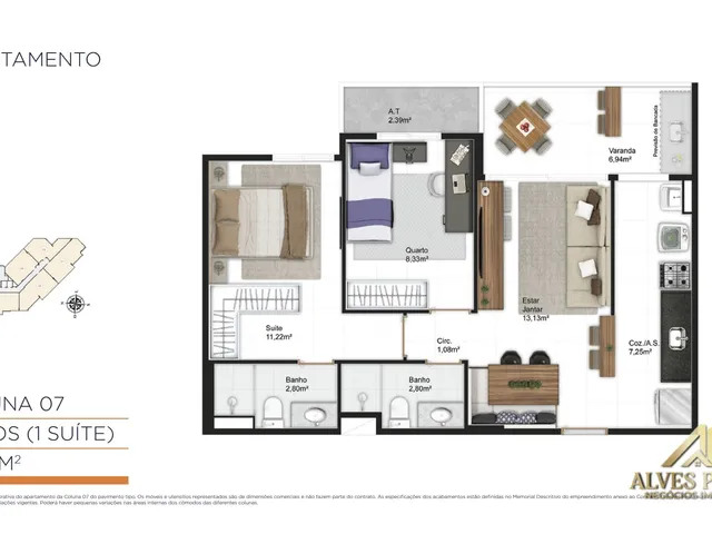 Imagem 6: Apartamento 2 e 3 quartos Alto Padrão à Venda em Jardim Camburi, Vitoria ES