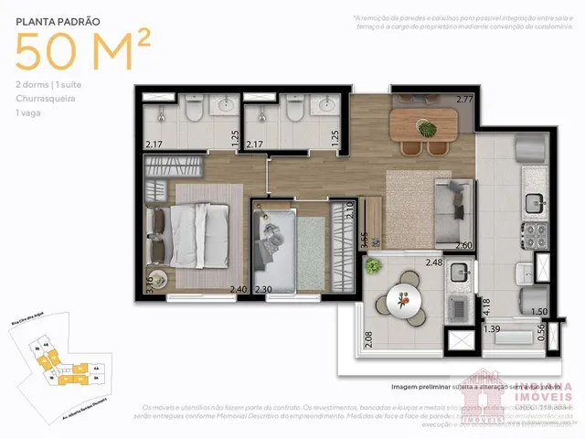 Imagem 4: Apartamento em Vila Osasco, Osasco/Sp