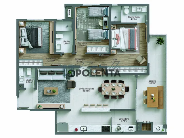 Imagem 10: Apartamento Alto Padrão - Mar Positano Residencial