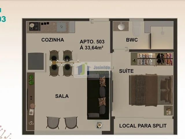 Imagem 6: Apartamento no bairro das Graças