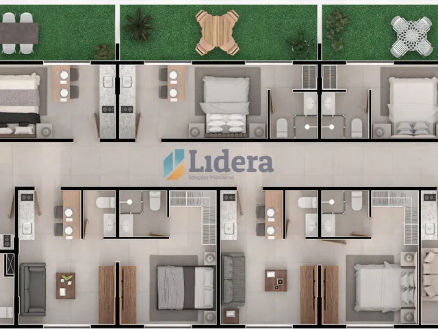 Imagem 6: Apto com 1 Quarto - 33,88M²- em Manaíra, João Pessoa/Pb