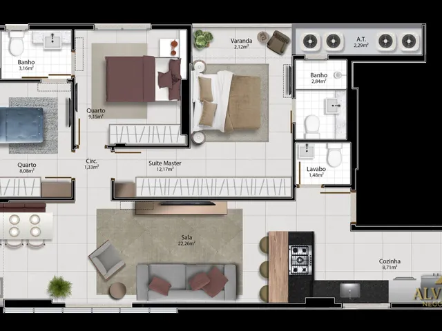 Imagem 9: Apartamento Alto Padrão em Praia do Canto, Vitória/Es