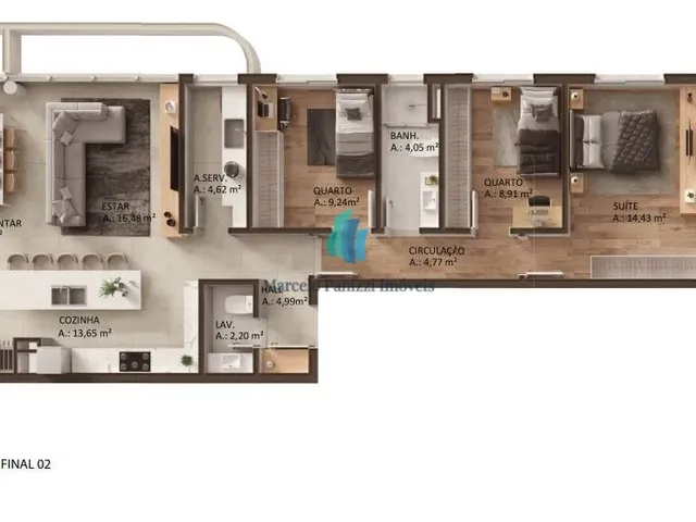 Imagem 12: Apartamento Construção