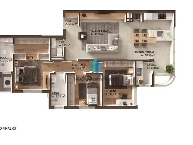 Imagem 8: Apartamento Construção