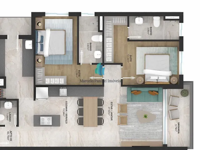 Imagem 4: Apartamento Construção