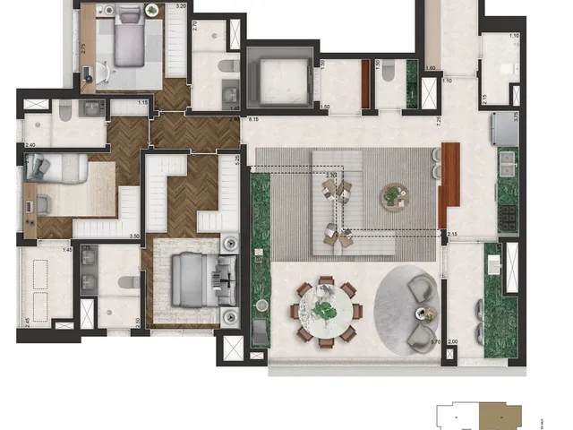 Imagem 13: 0 Apartamento com 3 dormitórios
