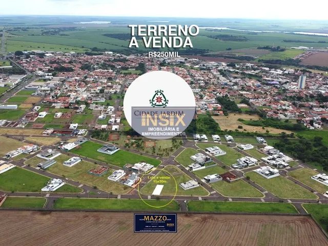 Imagem 2: Terreno a Venda no Condomínio Cidade Jardim em Pederneiras/Sp