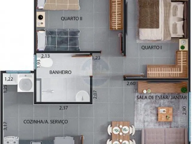 Imagem 8: Apartamento À Venda no Bairro Vila Toscana - Dourados/Ms
