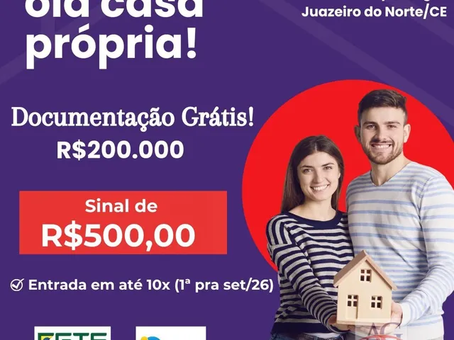 Imagem 5: Casa Térrea na Planta - Bairro Campo Alegre - Juazeiro do Norte/Ce