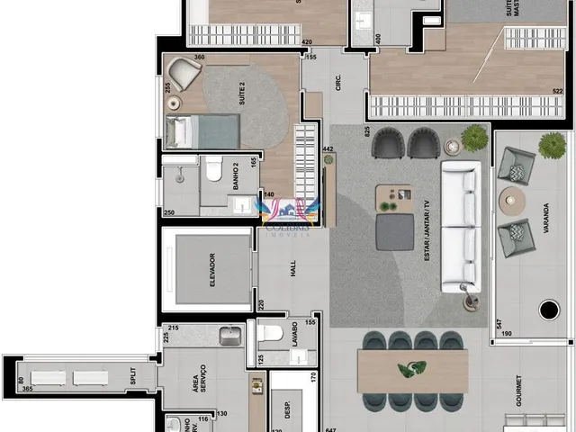 Imagem 2: AZTRIS Apartamento com 6 dormitórios