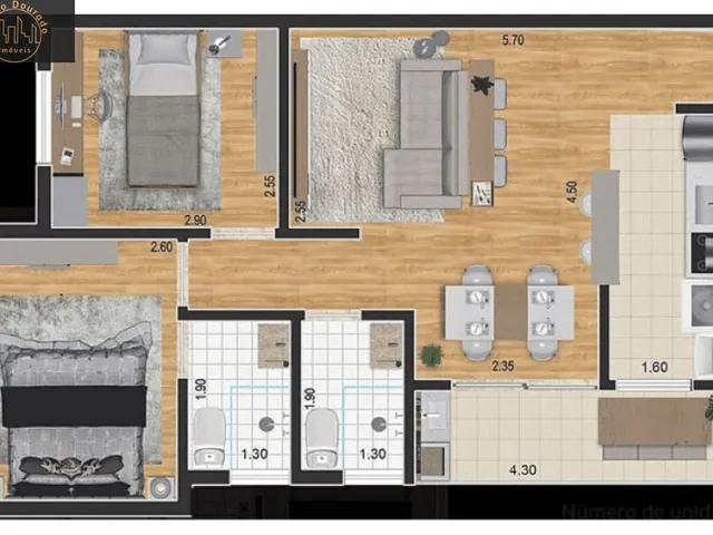 Imagem 9: 0 Apartamento com 2 dormitórios