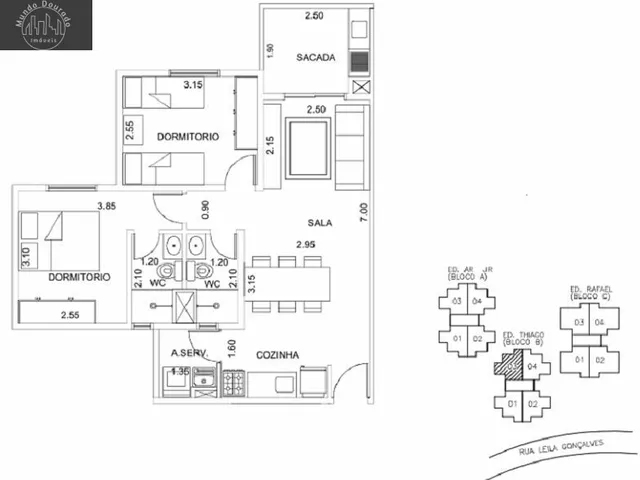 Imagem 14: Apartamento 58 M² - Residencial Essenza - Edifício Thiago