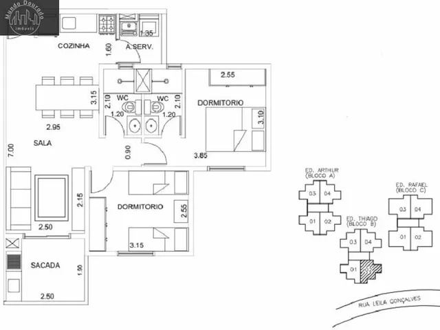 Imagem 4: Apartamento 58 M² - Residencial Essenza - Edifício Thiago