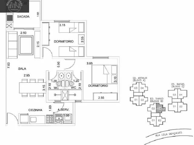 Imagem 12: Apartamento 58 M² - Residencial Essenza - Edifício Thiago