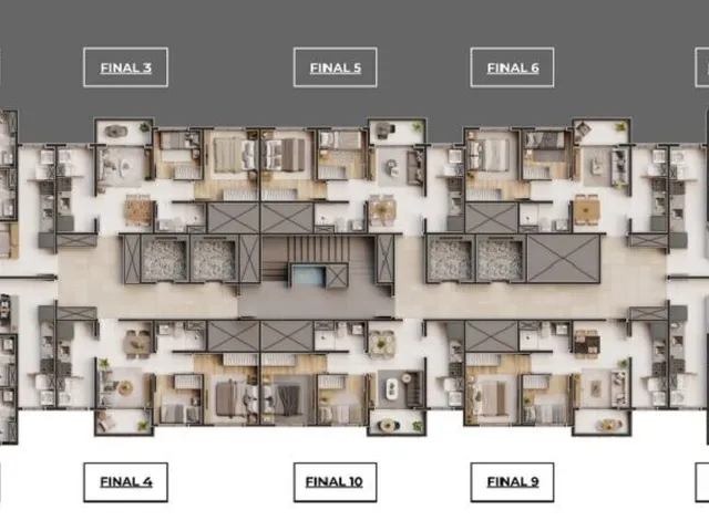 Imagem 11: Apartamento 40 M² - 2 Dormitórios - 1 Vaga - Varanda À Venda no Bairro Vila Palmares - Santo André/Sp
