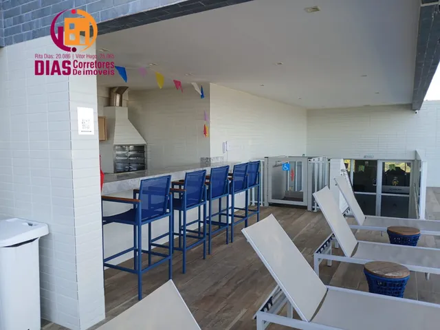 Imagem 2: Vendo Lindo Apartamento mobiliado e decorado com 43m2, vista mar 1/4, sendo suite, vaga