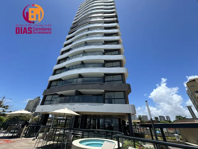 Imagem 13: Vendo lindo Apartamento mobiliado e decorado varanda panorâmica para mar com 1/4