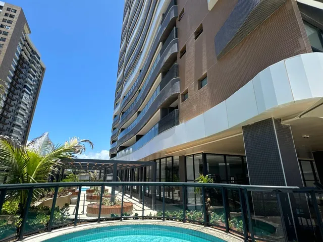Imagem 4: Vendo lindo Apartamento mobiliado e decorado varanda panorâmica para mar com 1/4