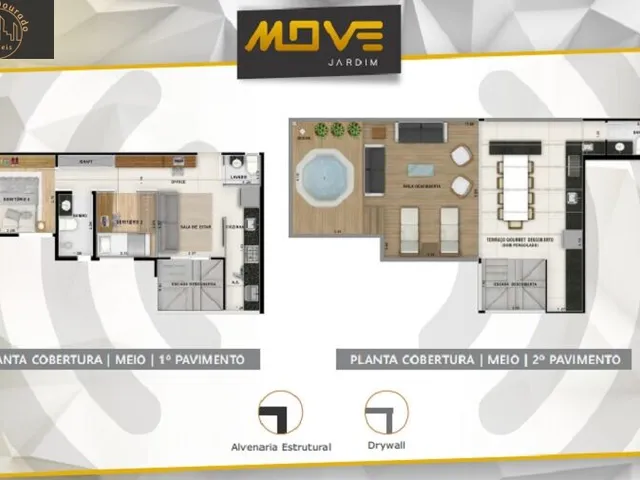 Imagem 10: Cobertura 93 M² Arquitetura Moderna - 2 Dormitórios Sendo 1 Suíte - 1 Vaga À Venda no Bairro Jardim - Santo André/Sp