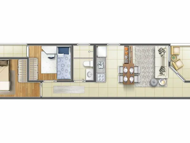 Imagem 6: Chroma Jardim Apartamento com 2 dormitórios