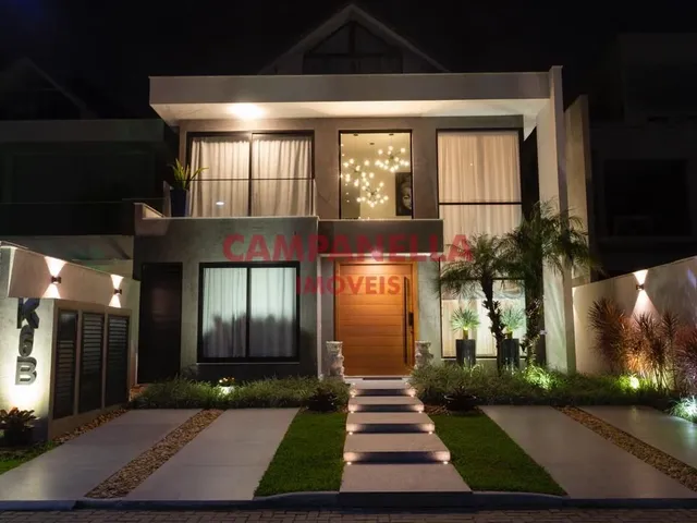 Imagem: Casa Moderna, 05 quartos, 4 vagas, condomínio