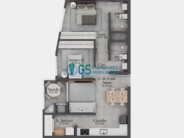 Imagem 2: Apartamento Alto Padrão em Santo Amaro da Imperatriz