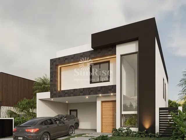 Imagem 1: Casa Alto Padrão Nova À Venda em Alphaville 5 com 4 Suítes e 4 Vagas | 350M² - R$5.950.000