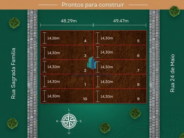 Imagem 9: Terrenos Terreno / lote com venda por R$330.000