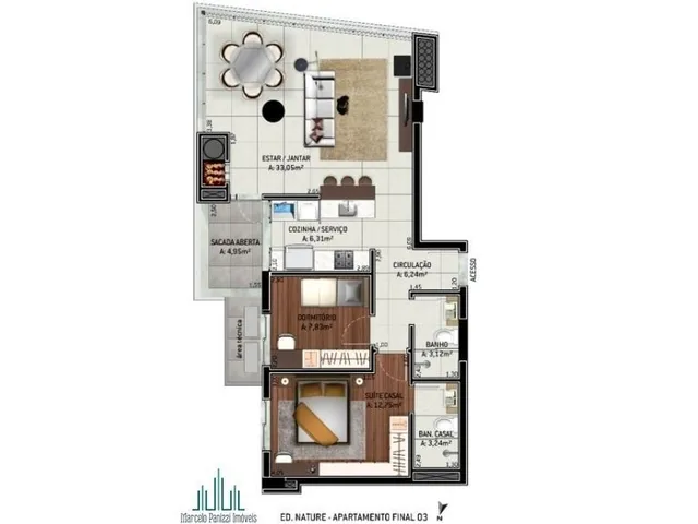 Imagem 2: Apartamento Novo
