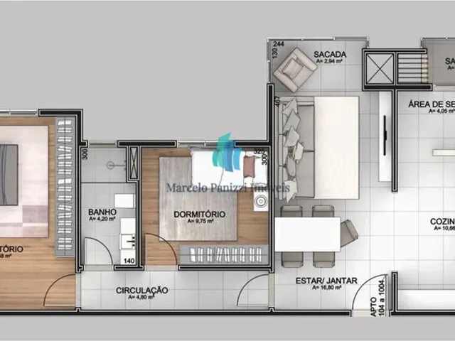 Imagem 10: Apartamento Mobiliado