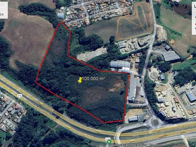 Imagem: Terreno de 100.000 m² à Venda - BR 277