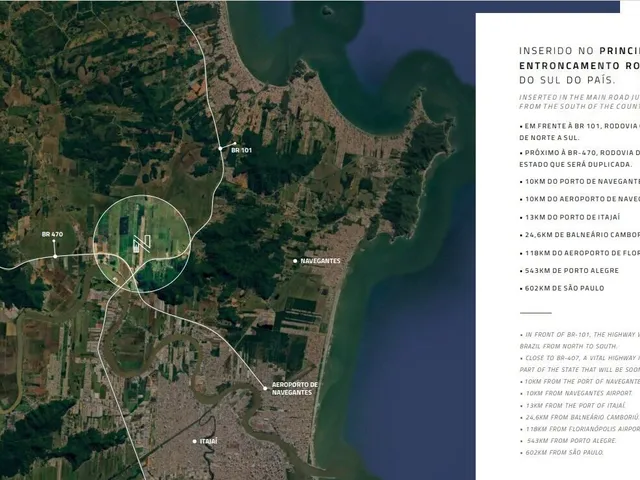 Imagem 2: Terreno a Venda em Condomínio Fechado Empresarial Navegantes Sc