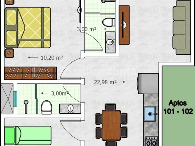 Imagem: Apartamento à venda no bairro Tabuleiro