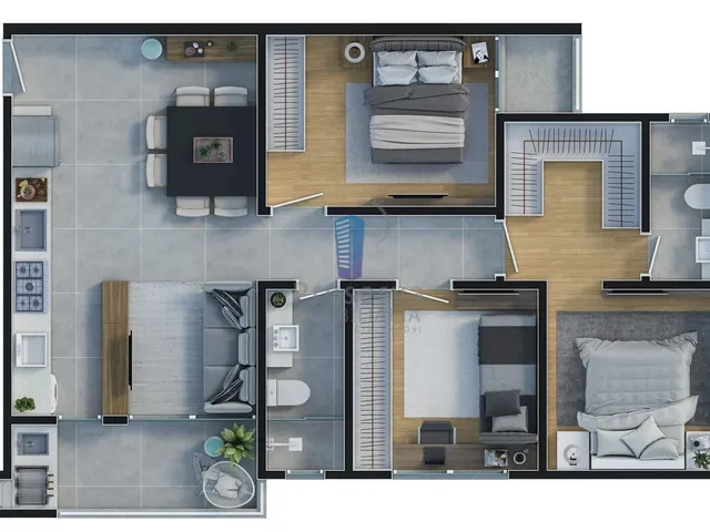 Imagem 9: Apartamento Semimobiliado